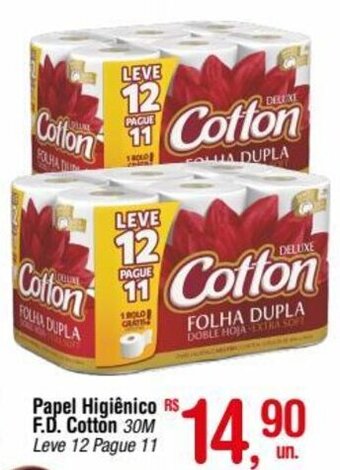 Fort Atacadista Papel Higiênico F.D Cotton 30m oferta
