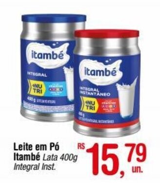 Fort Atacadista Leite em pó Itambé 400g oferta