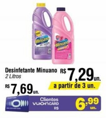 Fort Atacadista Desinfetante Minuano 2L oferta