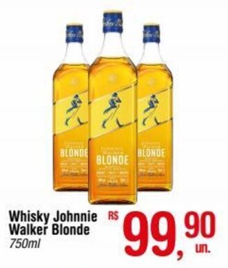 Fort Atacadista Whisky Johnnie Walker Blonde 750ml oferta