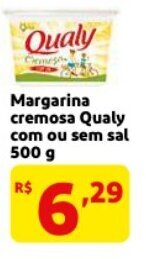 Mercado Extra Margarina cremosa Qualy 500g oferta