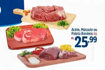 Quartetto Supermercados Acém músculo ou paleta bovinos kg oferta
