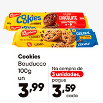Zaffari Cookies Bauducco 100g oferta