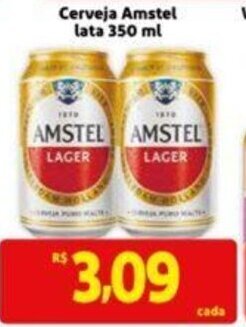 Extra Supermercado Cerveja Amstel lata 350ml oferta