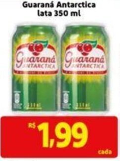 Extra Supermercado Guaraná Antarctica lata 350ml oferta