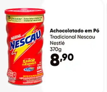 Zaffari Achocolatado em pó tradicional Nescau Nestlé 370g oferta