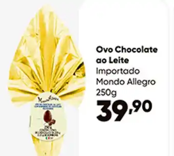 Zaffari Ovos Chocolate ao Leite Importado Mondo Allegro 250g oferta