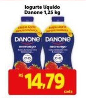 Extra Supermercado Iogurte Líquido Danone 1.25kg oferta