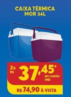 Atacadão Centro Sul Caixa Termica Mor 34L oferta