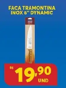 Atacadão Centro Sul Faca Tramontina Inox 8" Dynamic oferta