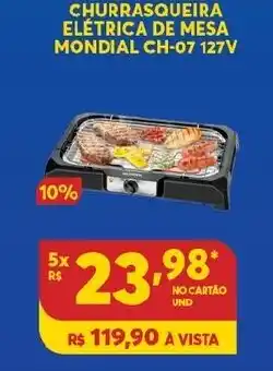 Churrasqueira Eletrica De Mesa Mondial CH-07 127V