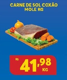 Atacadão Centro Sul Carne de Sol Coxao Mole 1kg oferta