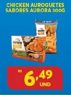 Atacadão Centro Sul Chicken Auroggets Sabores Aurora 300g oferta