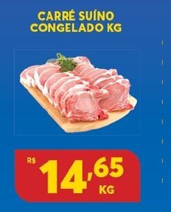 Atacadão Centro Sul Carre Suino congelado 1kg oferta