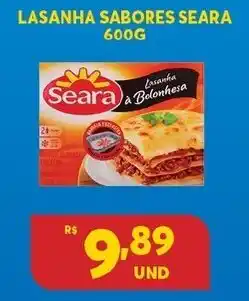 Atacadão Centro Sul Lasanha Sabores Seara 600g oferta