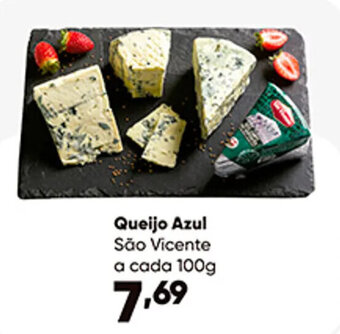 Zaffari Queijo Azul São Vicente a cada 100g oferta