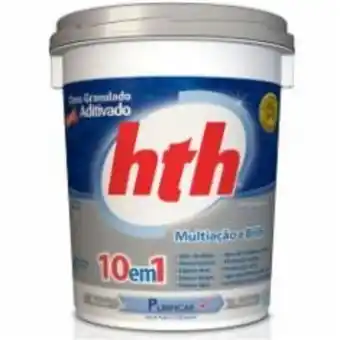 Petz Cloro aditivado hth mineral brilliance 10 em 1 balde 5,5kg oferta