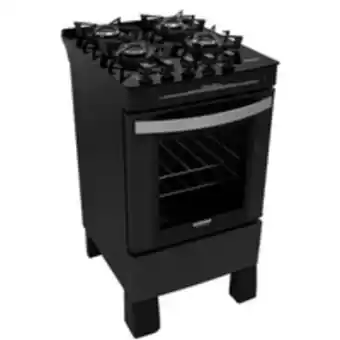 Novo Mundo Fogão de piso itatiaia 4 bocas acendimento automático preto itaglass oferta