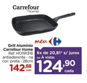 Carrefour Grill Aluminio carrefour Home 28cm oferta
