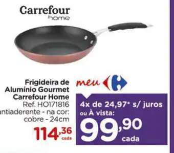 Carrefour Frigideira de Aluminio Gourmet Carrefour Home 24cm oferta