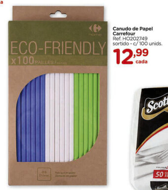 Carrefour Canudo de Papel Carrefour oferta