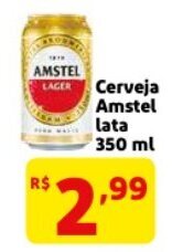 Mercado Extra Cerveja Amstel 350ml oferta