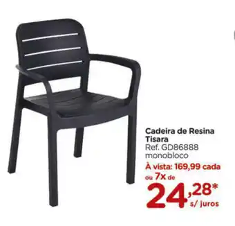 Carrefour Cadeira de Resina Tisara oferta