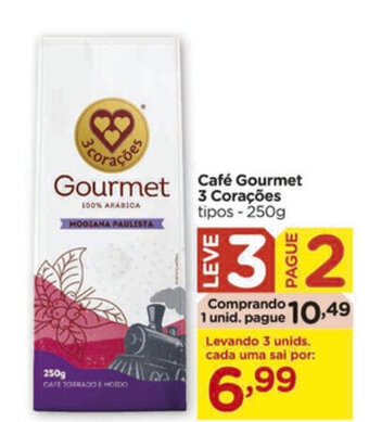 Carrefour Cafe Gourmet 3 Coracoes 250g oferta