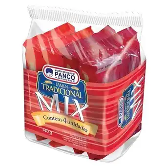 Supermercados Paraná Macarrão instantâneo lámen tradicional panco 4un oferta