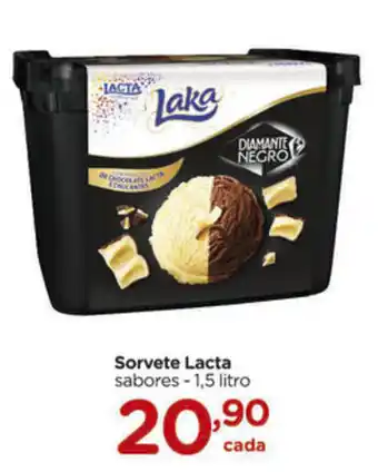 Carrefour Sorvete Lacta 1.5L oferta