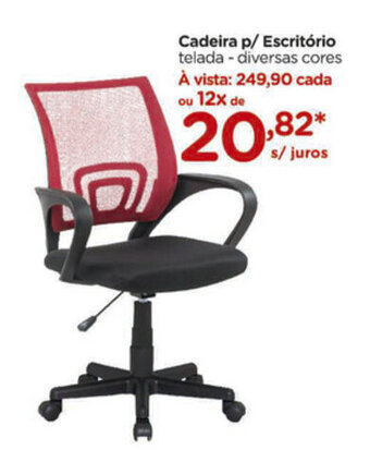 Carrefour Cadeira p/ Escritorio oferta