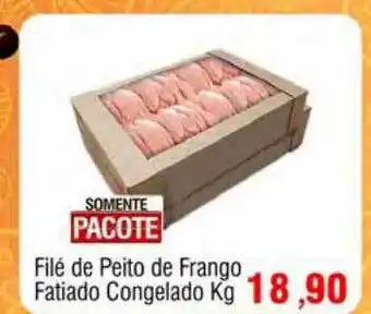 Spani Atacadista Filé de peito de frango fatiado congelado kg oferta
