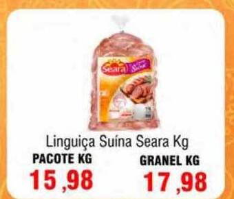 Spani Atacadista Linguiça suína seara kg oferta