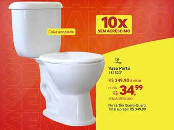 Quero Quero Vaso porto oferta