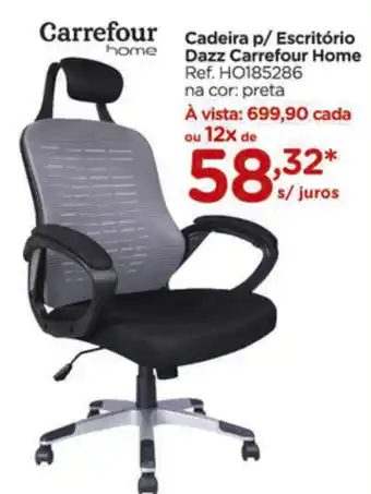 Carrefour Cadeira p/ Escritorio Dazz Carrefour Home oferta