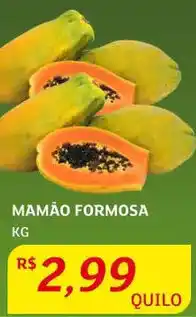 Assaí Atacadista Mamão Formosa 1kg oferta