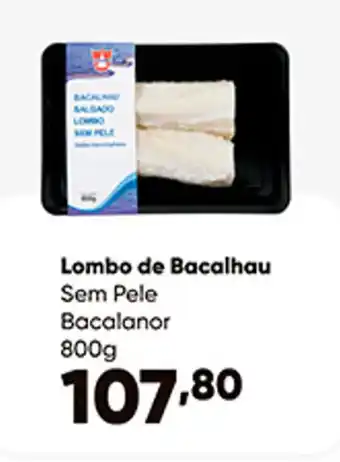 Lombo de Bacalhau sem pele Bacalanor 800g