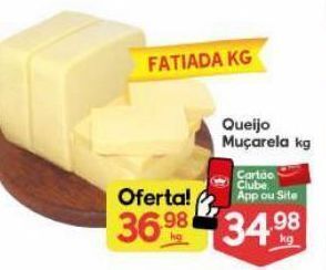 Supermercados Princesa Queijo muçarela kg oferta