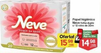 Supermercados Princesa Papel higiênico neve 12 rolos 20m oferta
