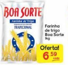 Supermercados Princesa Farinha de trigo boa sorte 1kg oferta