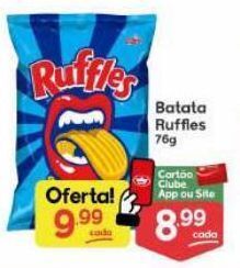 Supermercados Princesa Batatas ruffles 76g oferta