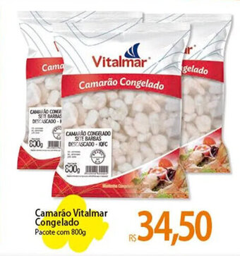 Camaráo Vitalmar congelado 800g