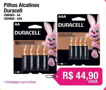Multicoisas Pilhas Alcalinas Duracell oferta
