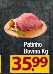 Rede Plus Supermercados Patinho bovino kg oferta