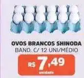 Supermercados Correia Ovos brancos shinoda oferta
