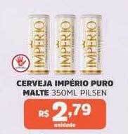 Supermercados Correia Cerveja império puro malte pilsen oferta