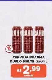 Cerveja brahma duplo malte