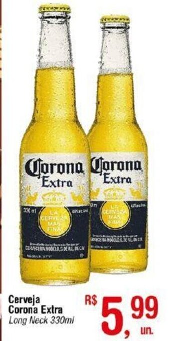 Fort Atacadista Cerveja Corona Extra Long Neck 330ml oferta