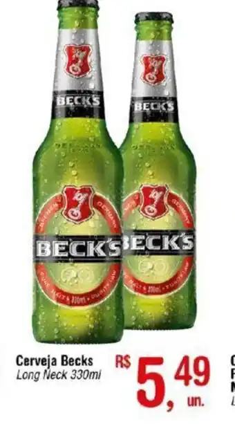 Fort Atacadista Cerveja Beck's Long Neck 330ml oferta