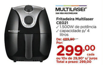 Carrefour Fritadeira Multilaser CE021 oferta